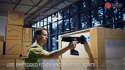 EBS260手持式噴碼機，實現倉儲物流智能化管理