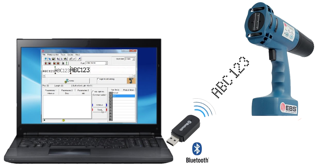 EBS250手持噴碼機 圖1